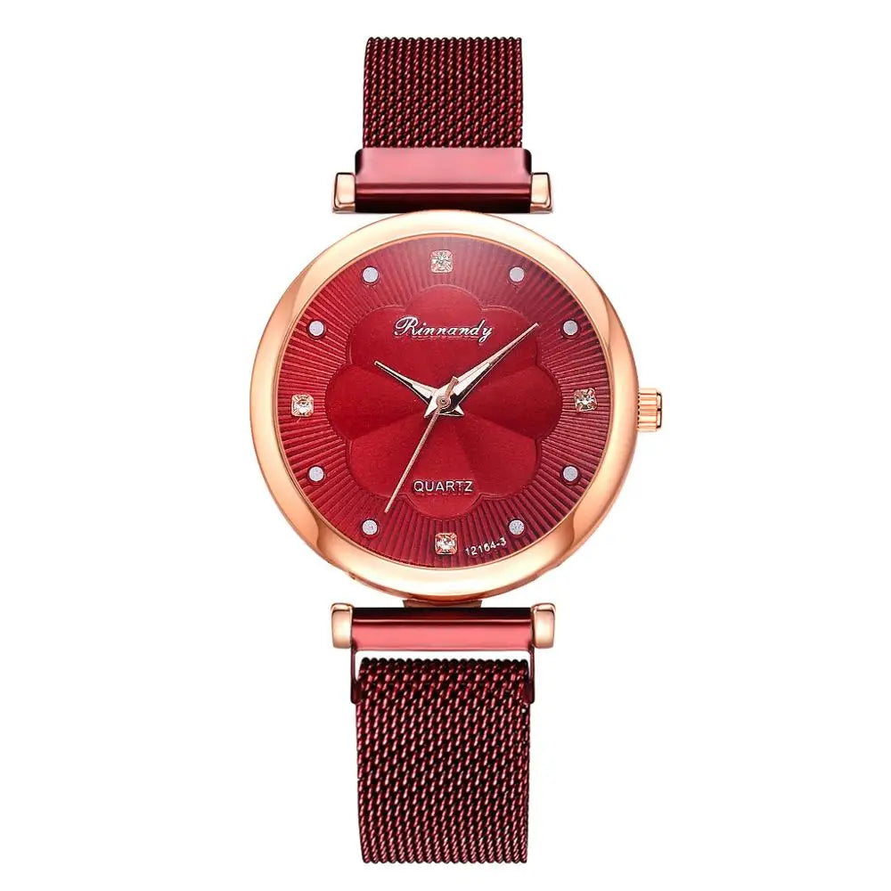 5pcs Set Rhinestone Women's Watch