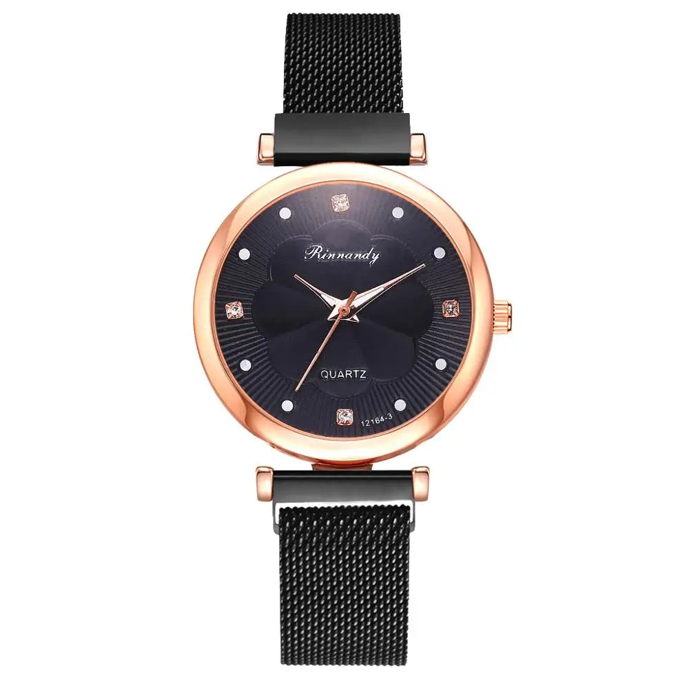 5pcs Set Rhinestone Women's Watch