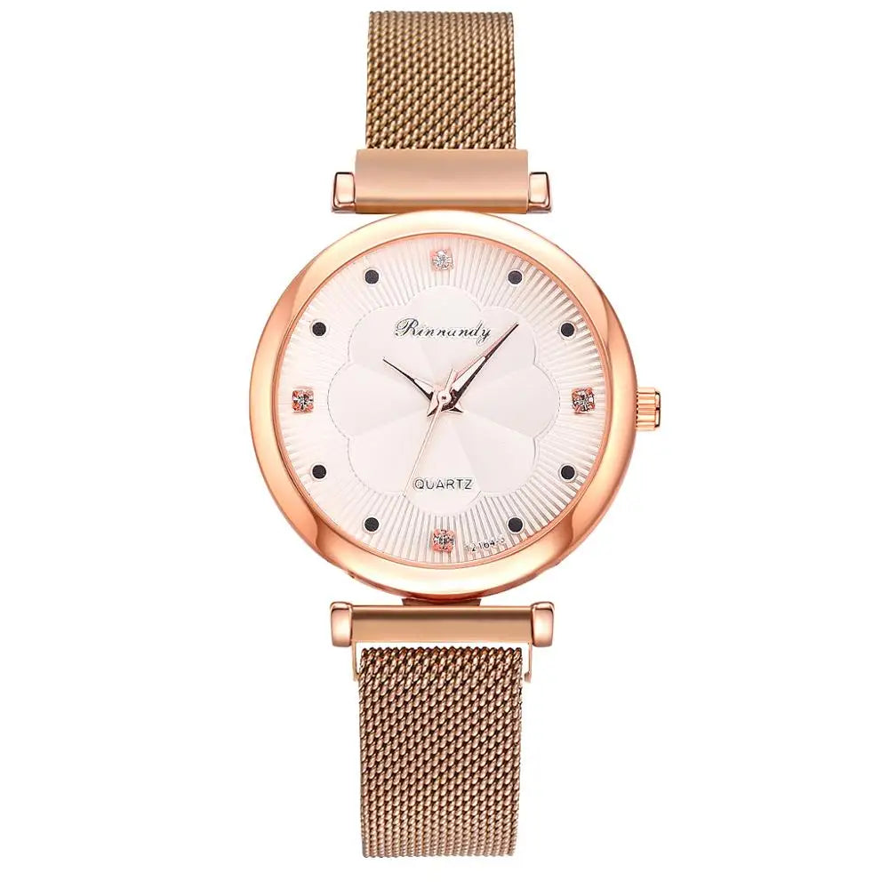 5pcs Set Rhinestone Women's Watch