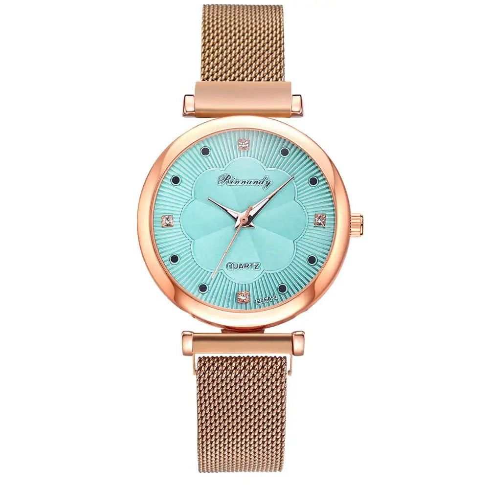 5pcs Set Rhinestone Women's Watch