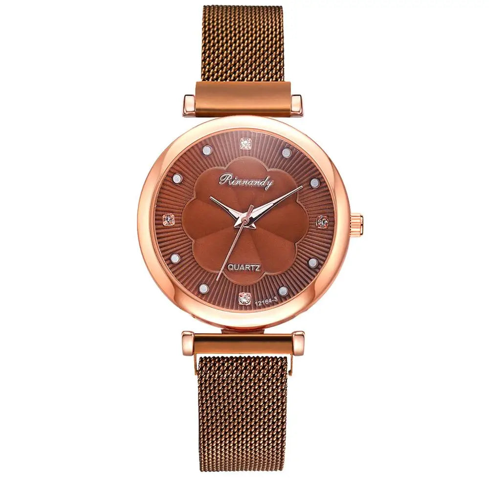 5pcs Set Rhinestone Women's Watch