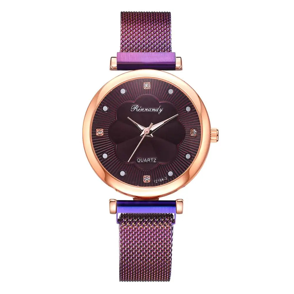 5pcs Set Rhinestone Women's Watch