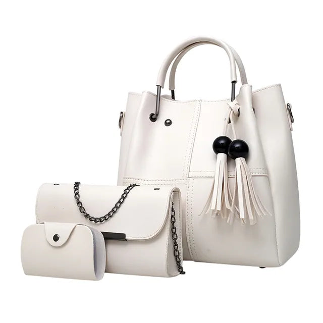 3Pcs Tassel Bag set