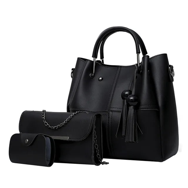 3Pcs Tassel Bag set