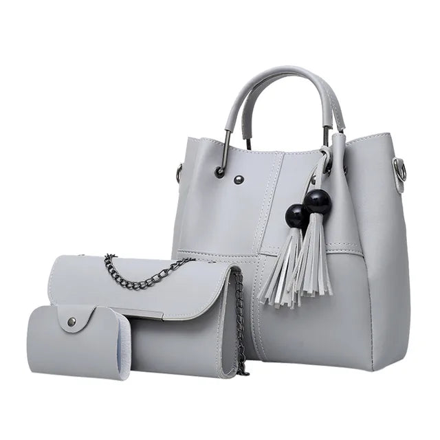 3Pcs Tassel Bag set