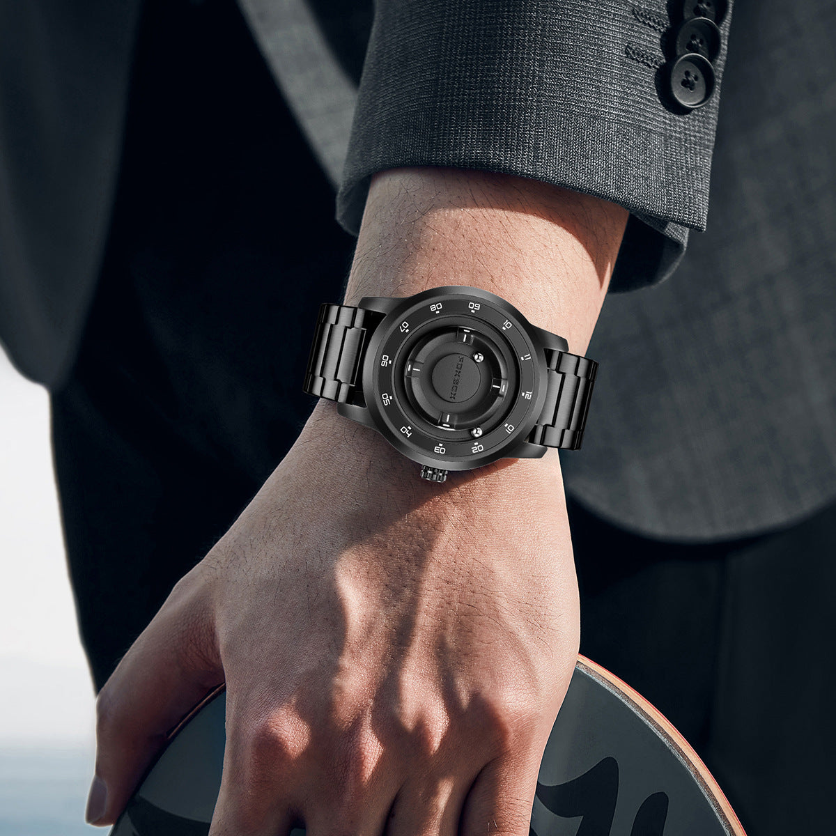 Roman Numeral Men's Multi-Function Quartz Watch