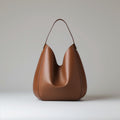 Sleek leather shoulder bag